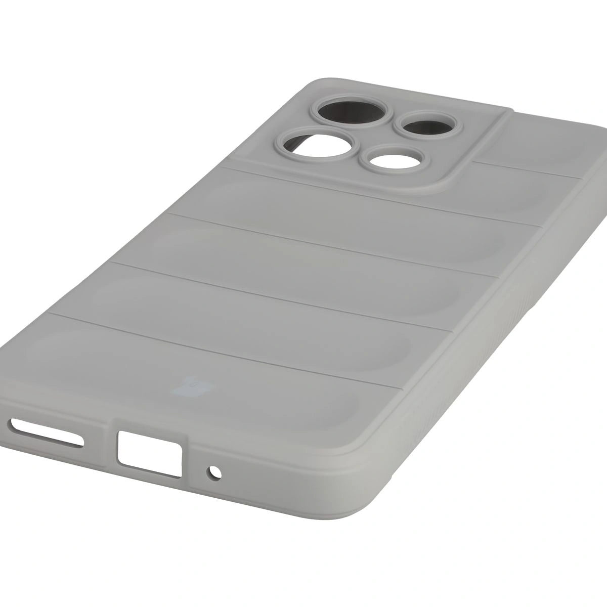 Robuste Handyhülle + gehärtetem Glas für Motorola Moto G86 5G / G86 Power 5G, Bizon Tur Pack, Hellgrau