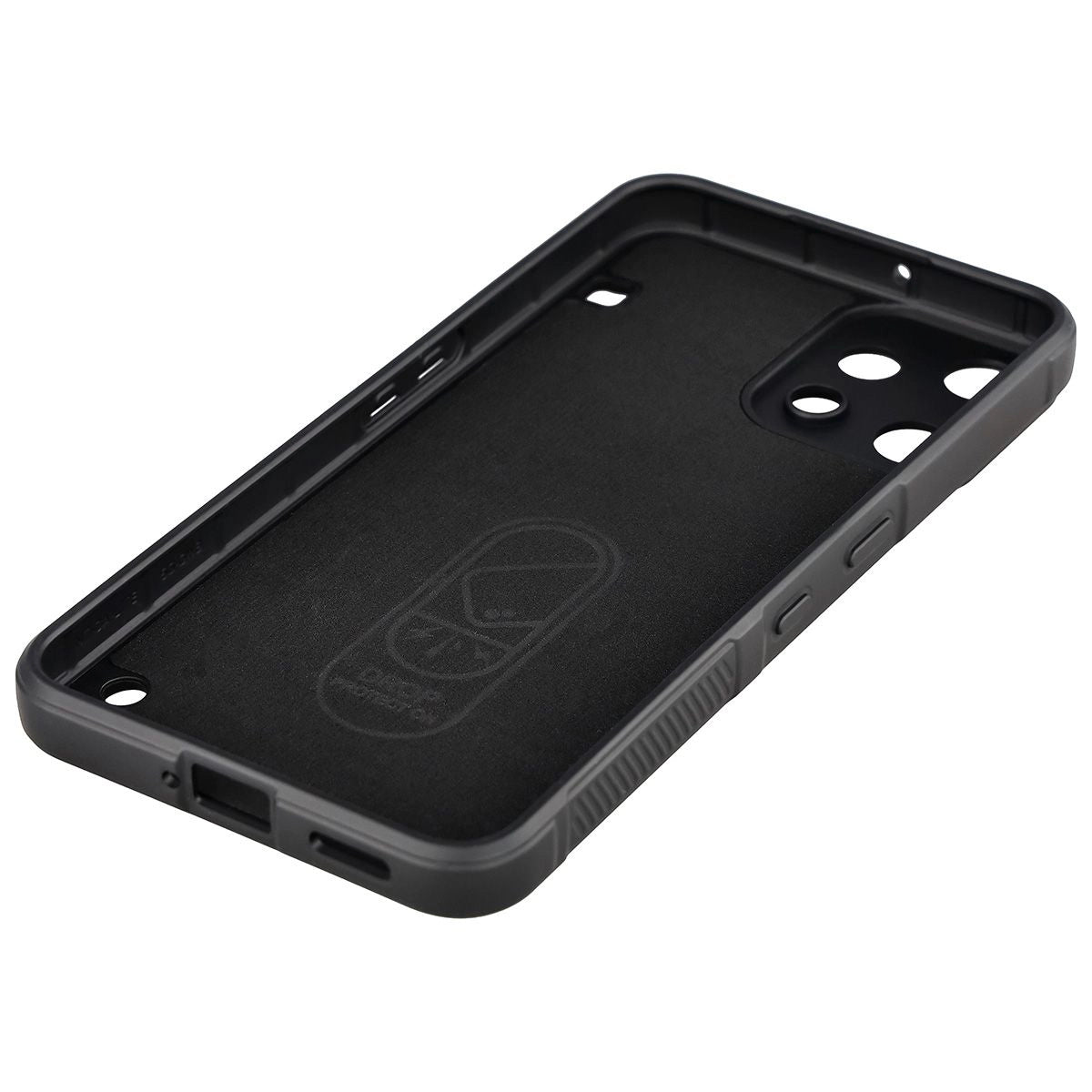 Robuste Handyhülle + gehärtetem Glas für Nothing Phone (3a) Lite, Bizon Tur Pack, Schwarz
