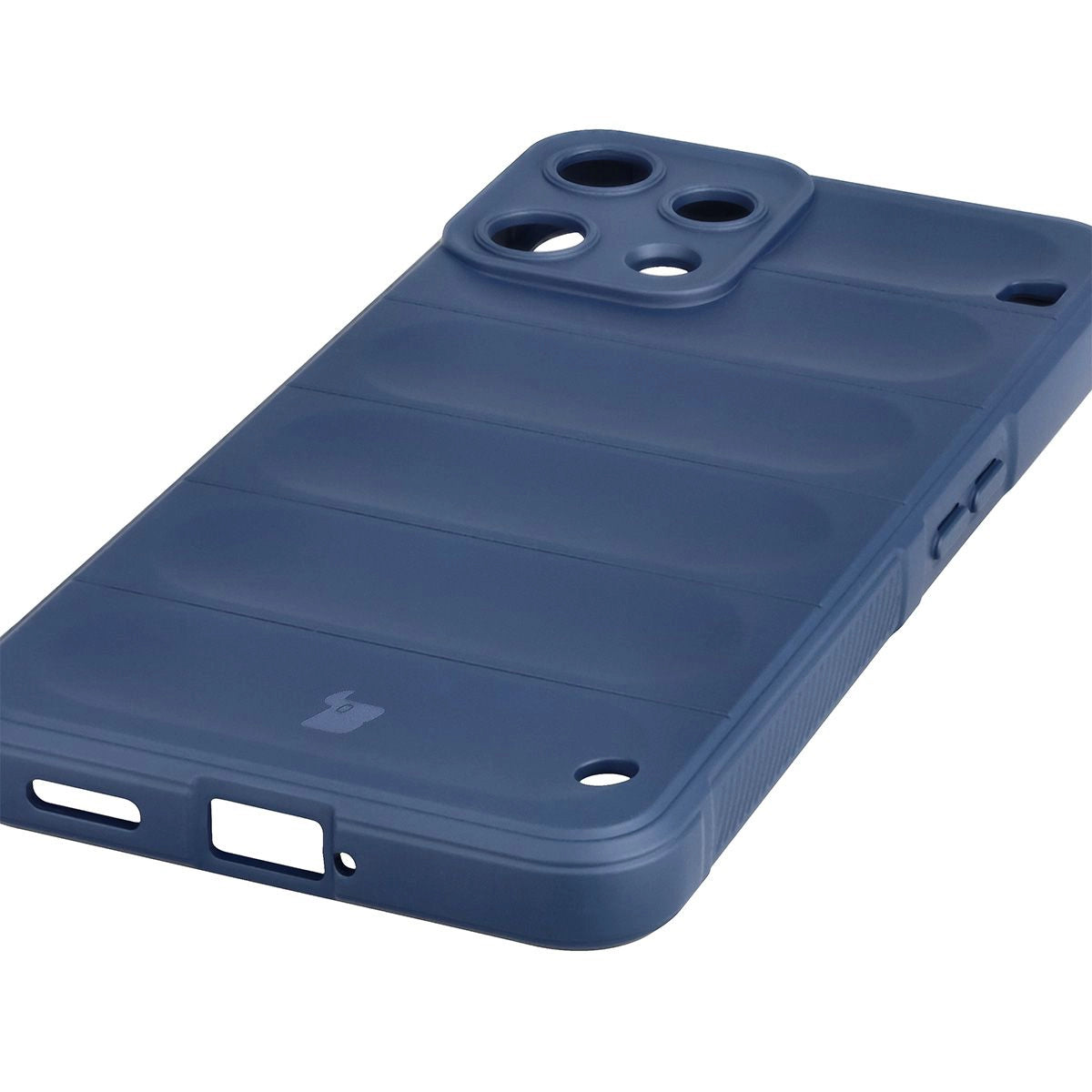 Robuste Handyhülle + gehärtetem Glas für Nothing Phone (3a) Lite, Bizon Tur Pack, Dunkelblau