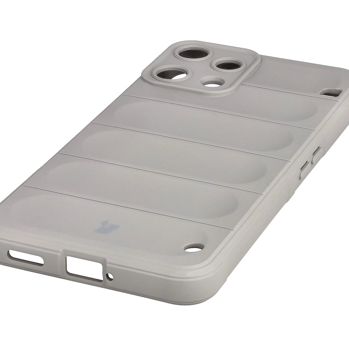 Robuste Handyhülle + gehärtetem Glas für Nothing Phone (3a) Lite, Bizon Tur Pack, Hellgrau
