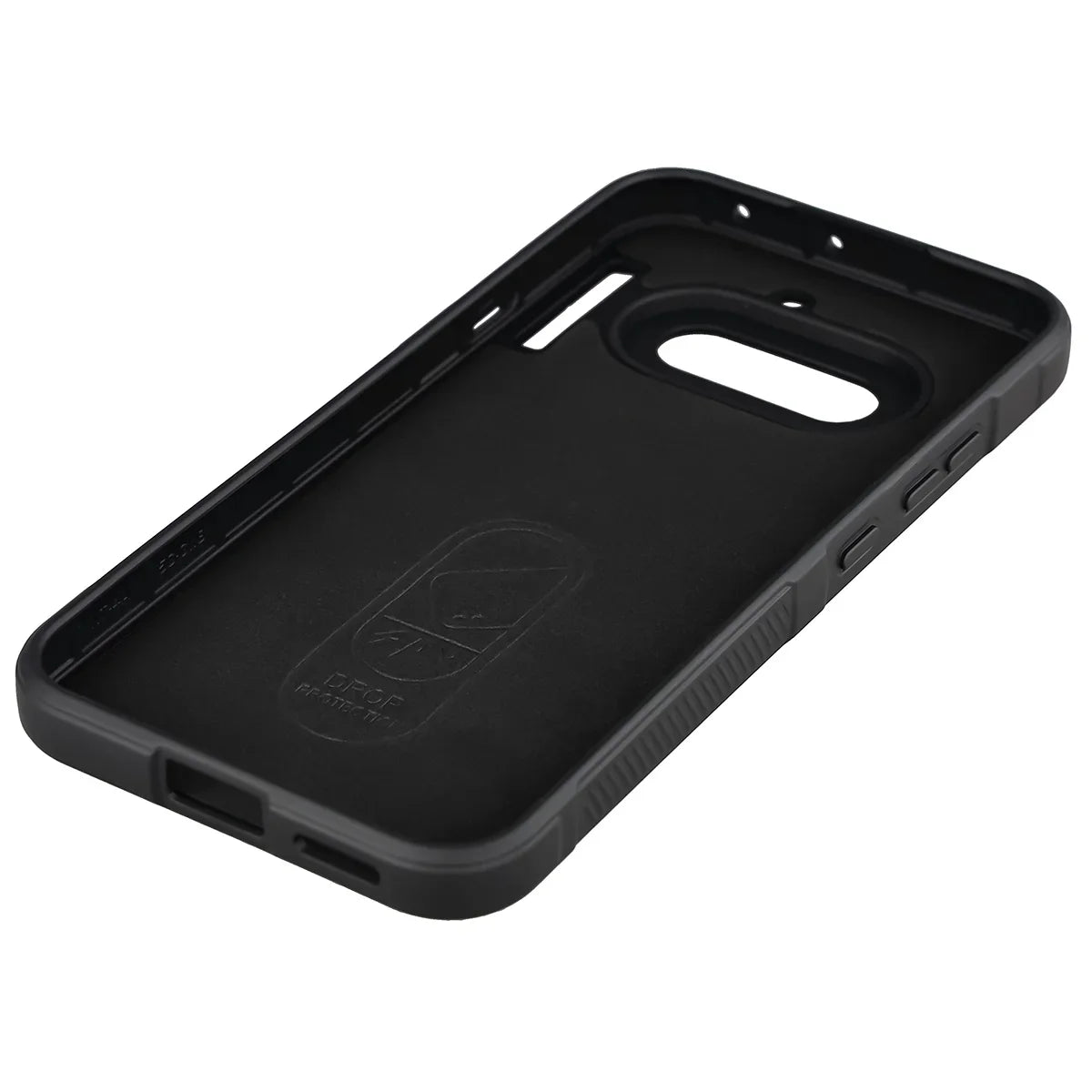 Robuste Handyhülle + gehärtetem Glas für Nothing Phone (4a), Bizon Tur Pack, Schwarz