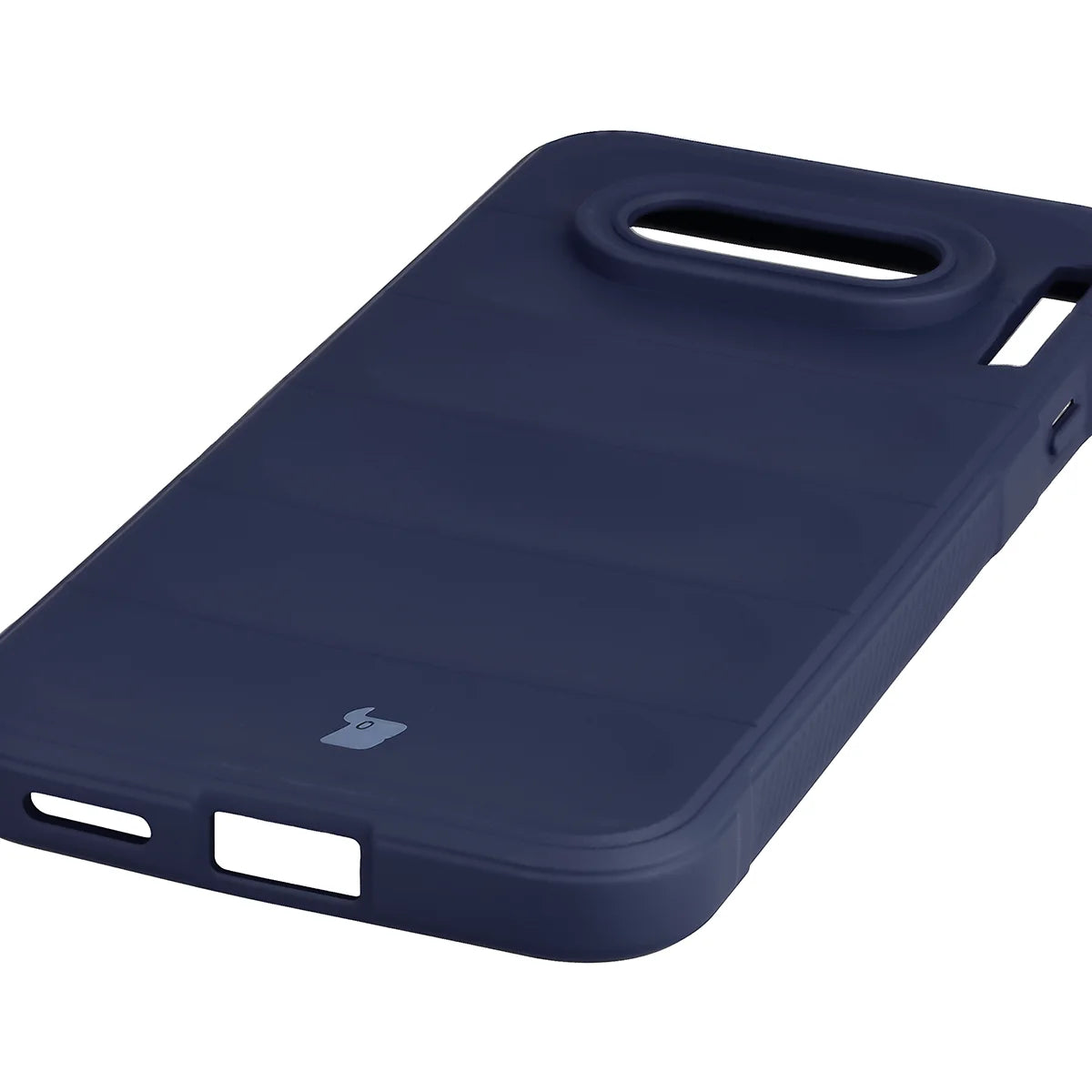 Robuste Handyhülle + gehärtetem Glas für Nothing Phone (4a), Bizon Tur Pack, Dunkelblau