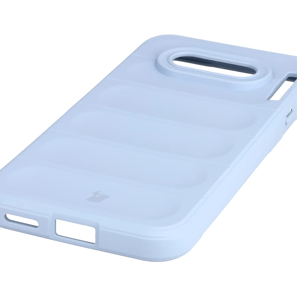 Robuste Handyhülle + gehärtetem Glas für Nothing Phone (4a), Bizon Tur Pack, Hellblau