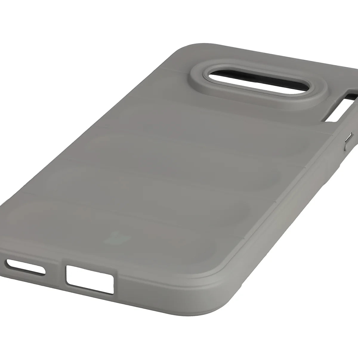 Robuste Handyhülle + gehärtetem Glas für Nothing Phone (4a), Bizon Tur Pack, Hellgrau