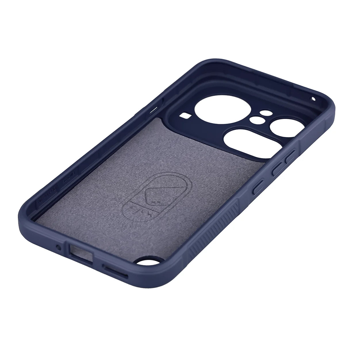 Robuste Handyhülle + gehärtetem Glas für Nothing Phone (4a) Pro, Bizon Tur Pack, Dunkelblau