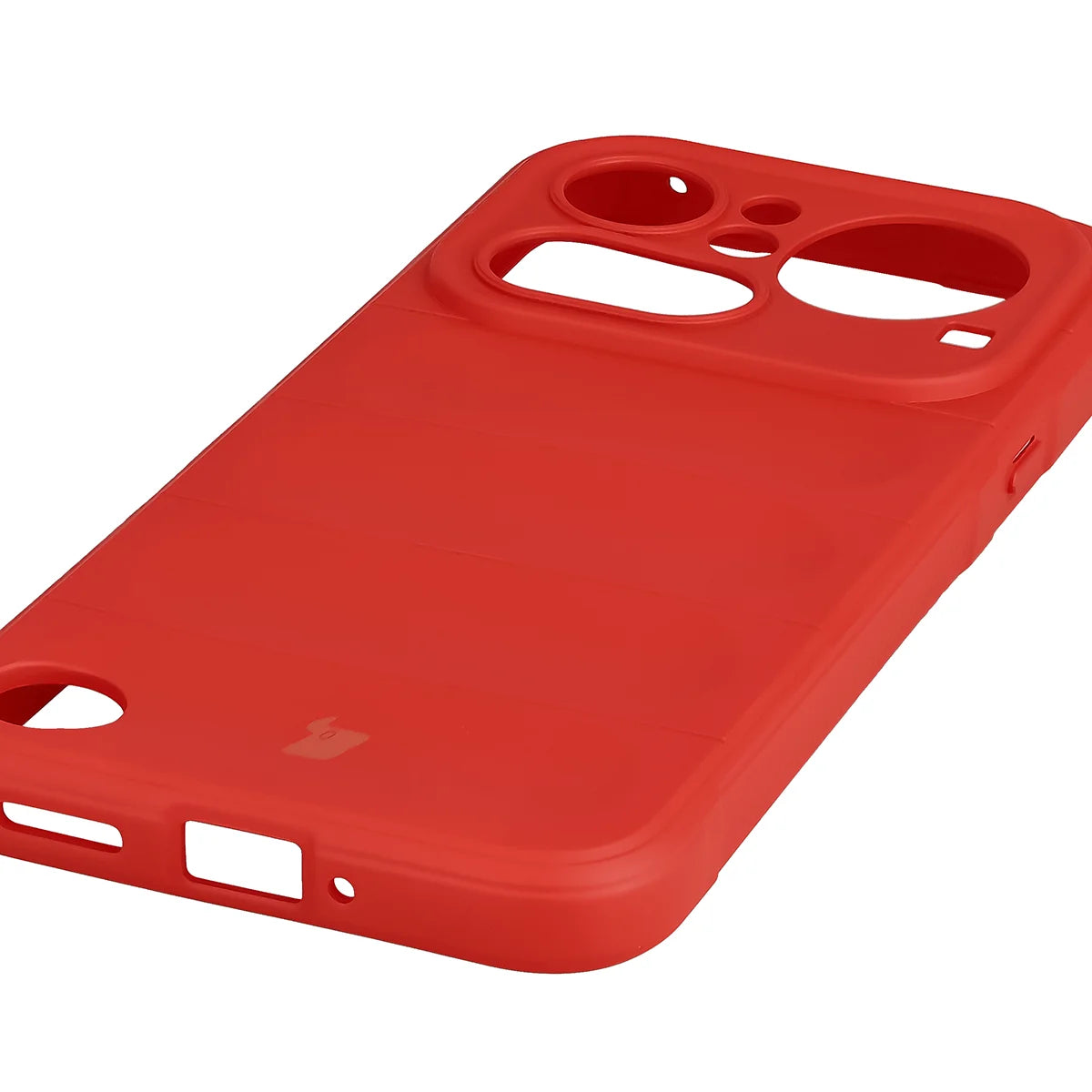 Robuste Handyhülle + gehärtetem Glas für Nothing Phone (4a) Pro, Bizon Tur Pack, Rot