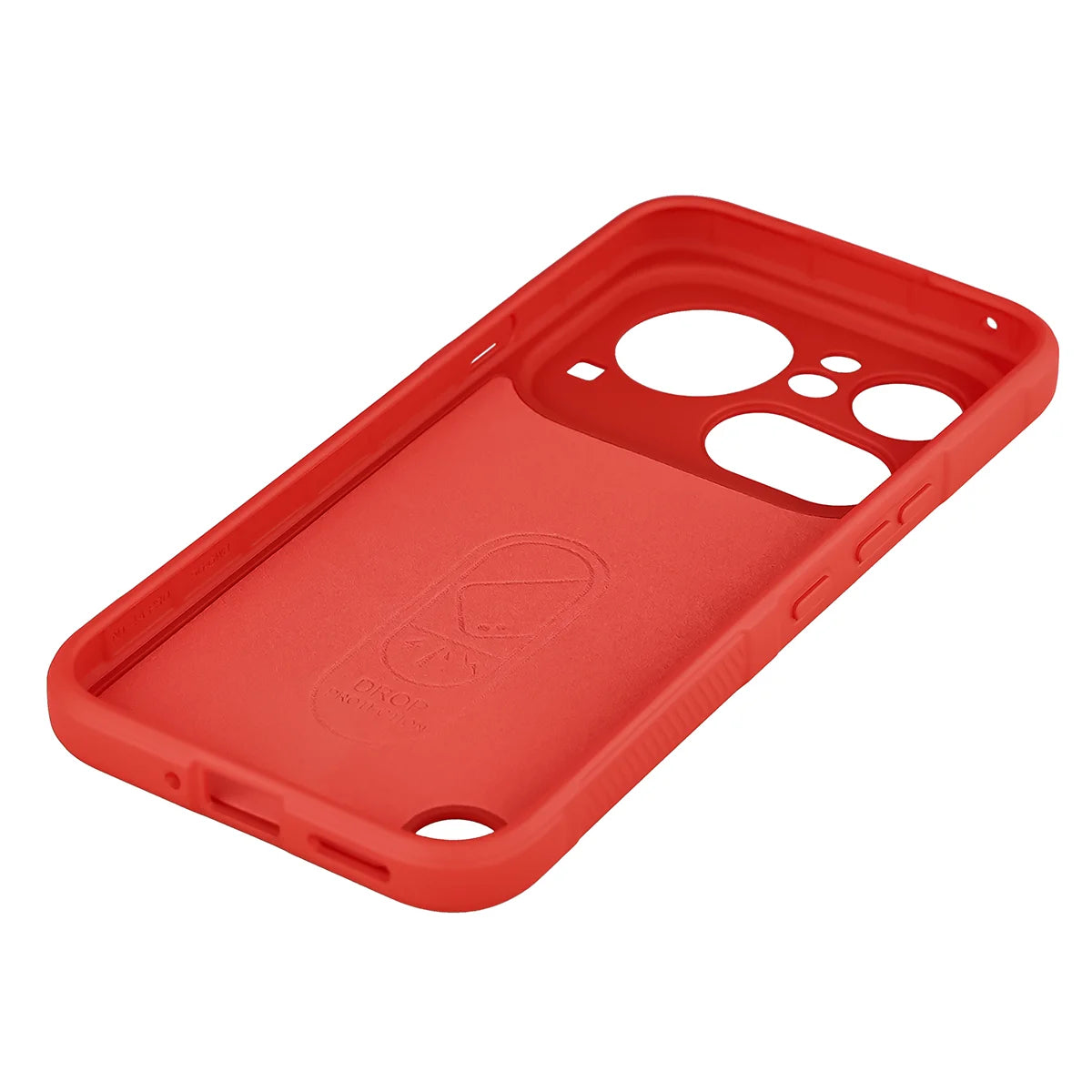 Robuste Handyhülle + gehärtetem Glas für Nothing Phone (4a) Pro, Bizon Tur Pack, Rot
