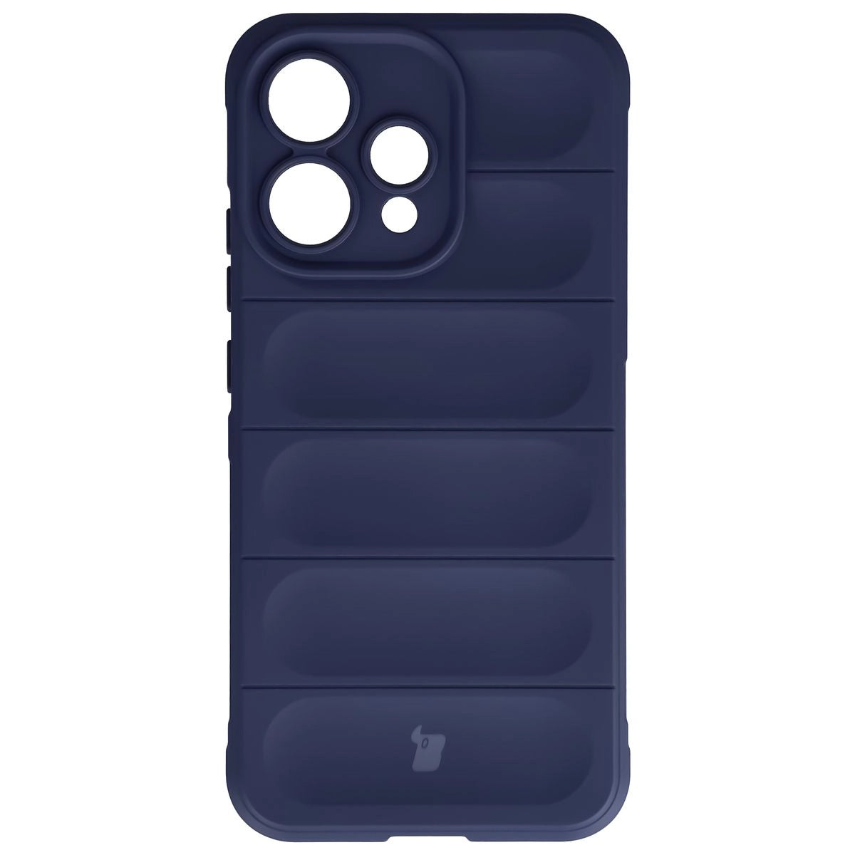 Robuste Handyhülle + gehärtetem Glas für Oppo Reno 15, Bizon Tur Pack, Dunkelblau