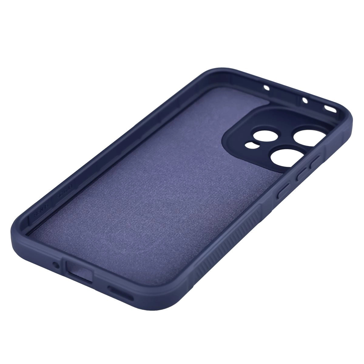 Robuste Handyhülle + gehärtetem Glas für Oppo Reno 15, Bizon Tur Pack, Dunkelblau