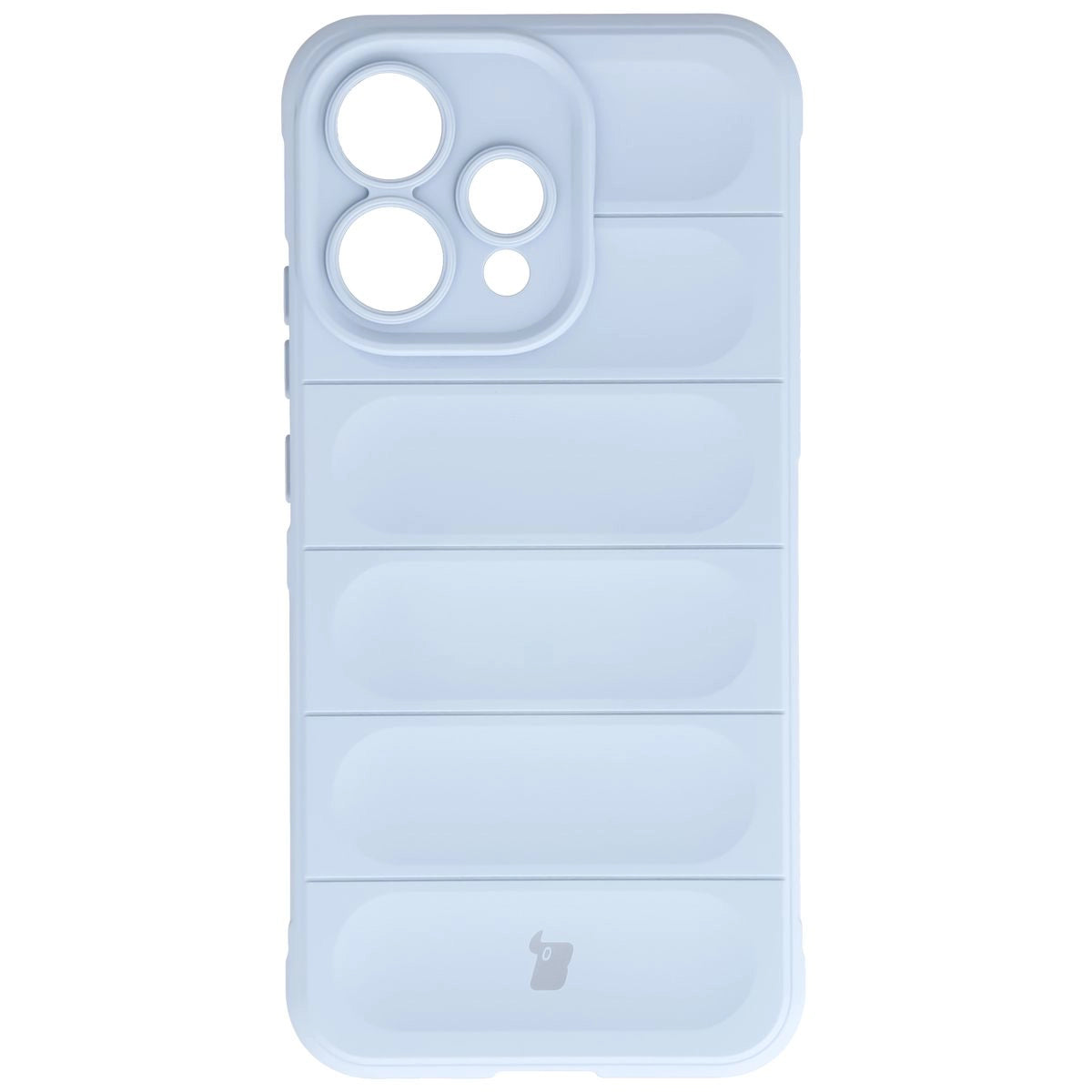 Robuste Handyhülle + gehärtetem Glas für Oppo Reno 15, Bizon Tur Pack, Hellblau