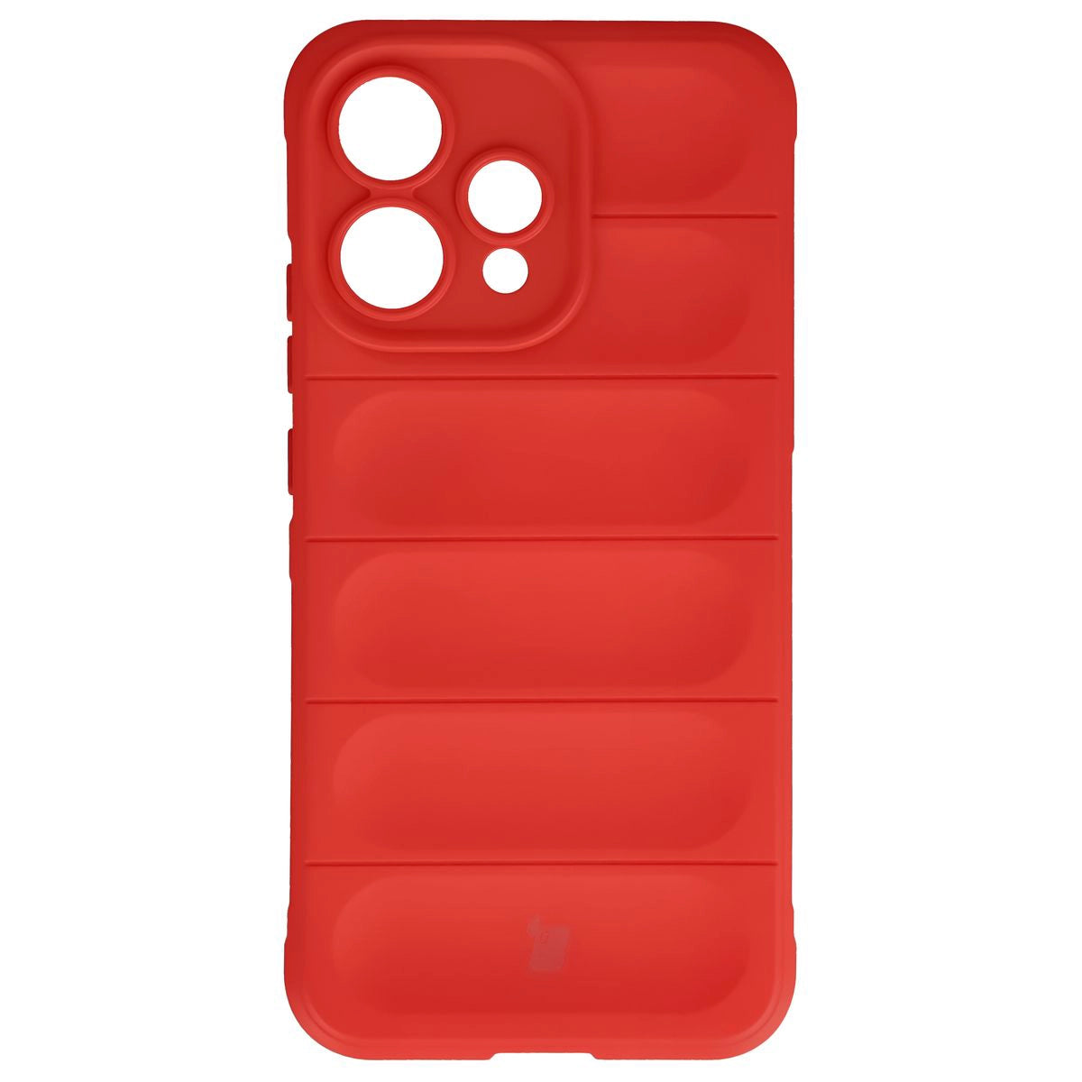 Robuste Handyhülle + gehärtetem Glas für Oppo Reno 15, Bizon Tur Pack, Rot