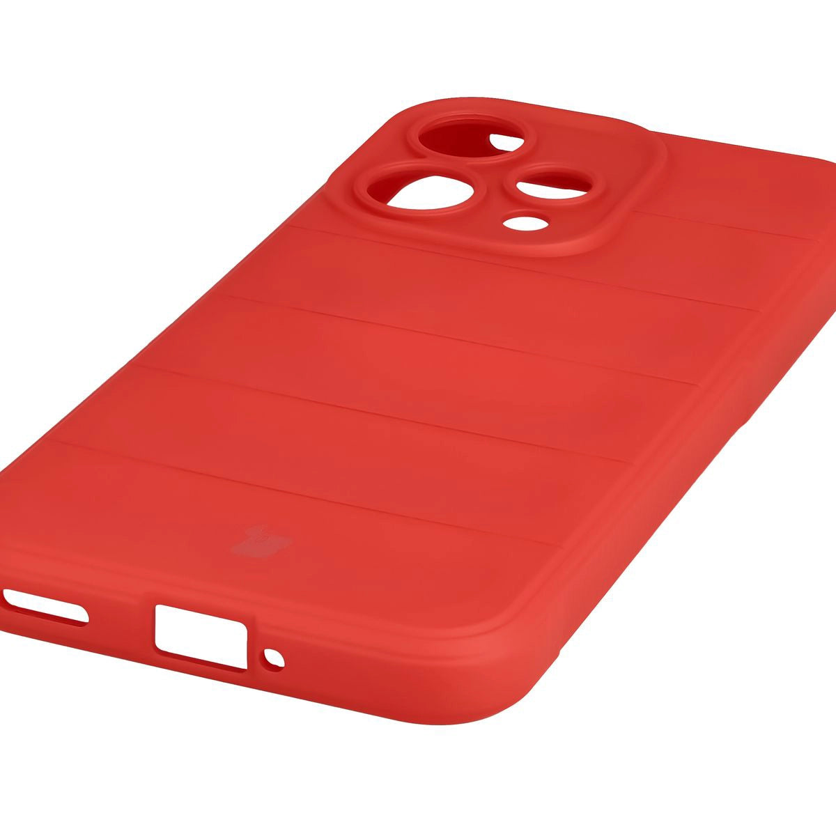Robuste Handyhülle + gehärtetem Glas für Oppo Reno 15, Bizon Tur Pack, Rot
