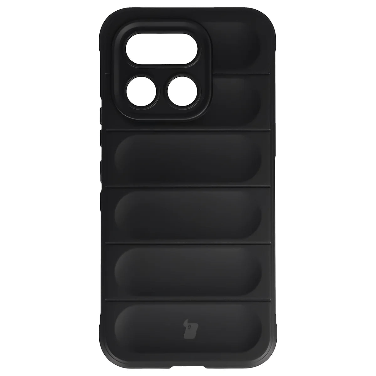 Robuste Handyhülle + gehärtetem Glas für Realme 16 Pro 5G, Bizon Tur Pack, Schwarz
