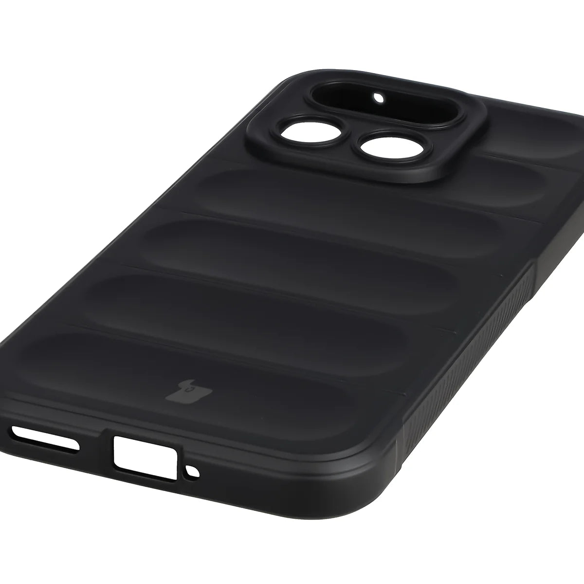 Robuste Handyhülle + gehärtetem Glas für Realme 16 Pro 5G, Bizon Tur Pack, Schwarz