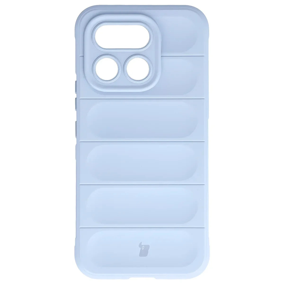 Robuste Handyhülle + gehärtetem Glas für Realme 16 Pro 5G, Bizon Tur Pack, Hellblau
