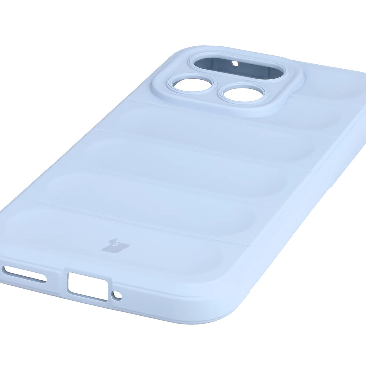 Robuste Handyhülle + gehärtetem Glas für Realme 16 Pro 5G, Bizon Tur Pack, Hellblau