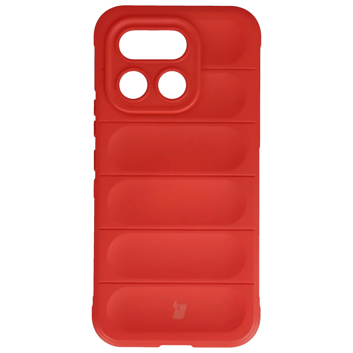 Robuste Handyhülle + gehärtetem Glas für Realme 16 Pro 5G, Bizon Tur Pack, Rot