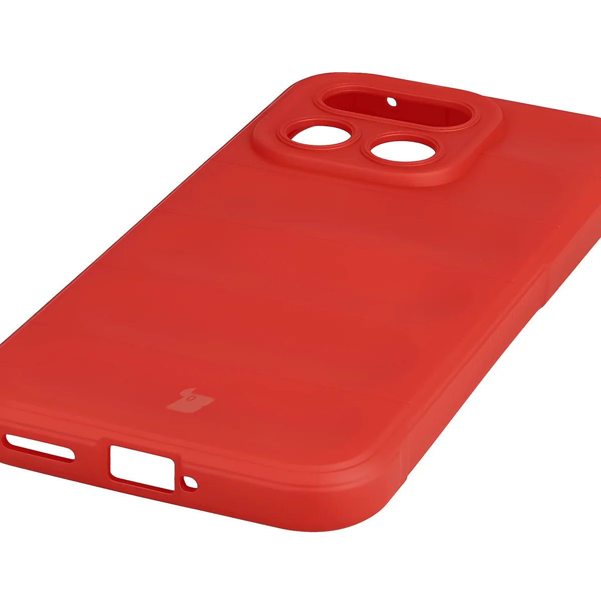 Robuste Handyhülle + gehärtetem Glas für Realme 16 Pro 5G, Bizon Tur Pack, Rot