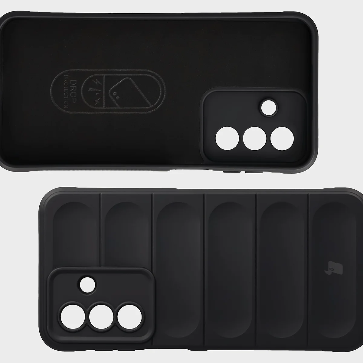 Robuste Handyhülle + gehärtetem Glas für Galaxy A27 5G, Bizon Tur Pack, Schwarz