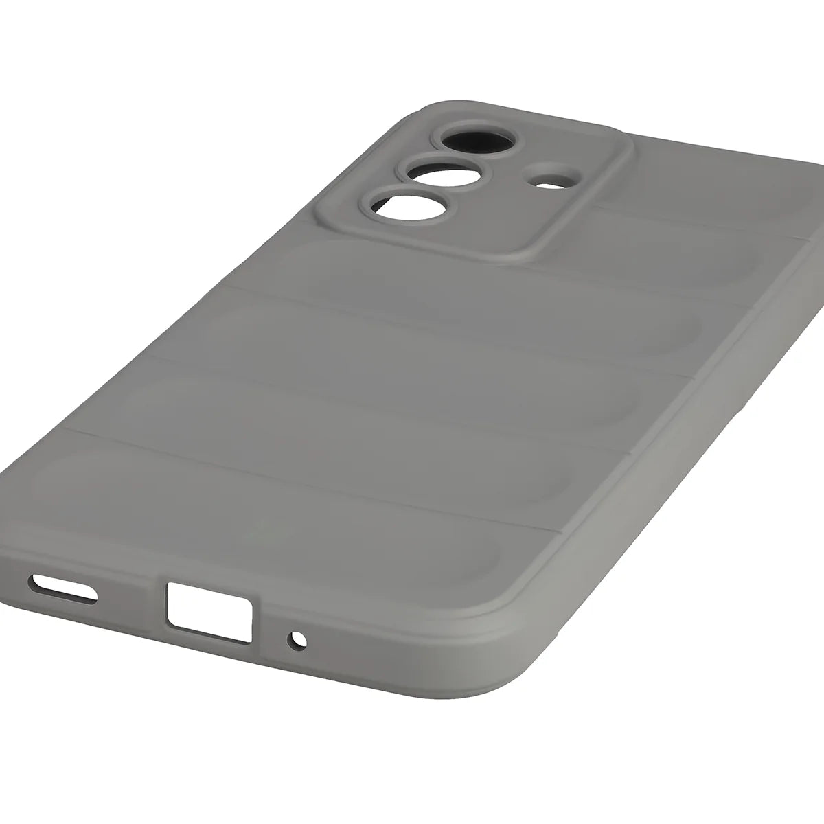 Robuste Handyhülle + gehärtetem Glas für Galaxy A27 5G, Bizon Tur Pack, Hellgrau