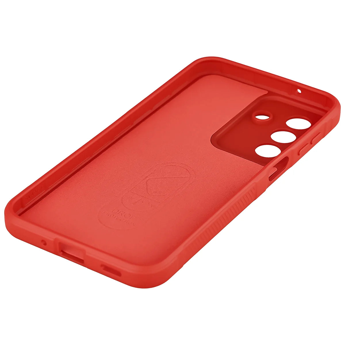 Robuste Handyhülle + gehärtetem Glas für Galaxy A27 5G, Bizon Tur Pack, Rot