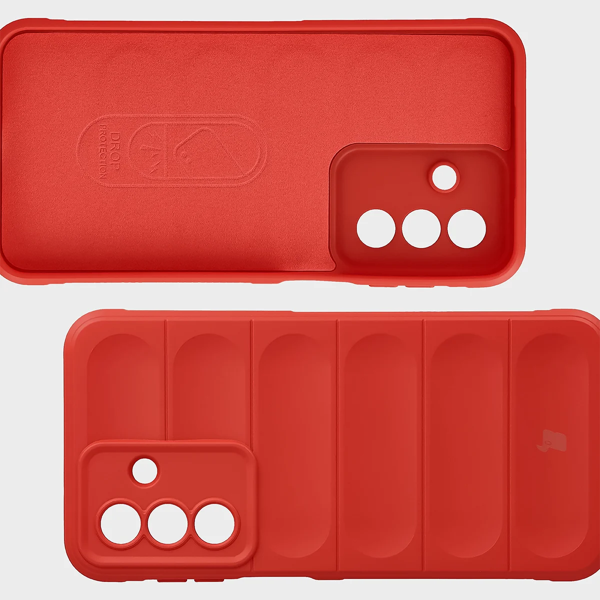 Robuste Handyhülle + gehärtetem Glas für Galaxy A27 5G, Bizon Tur Pack, Rot
