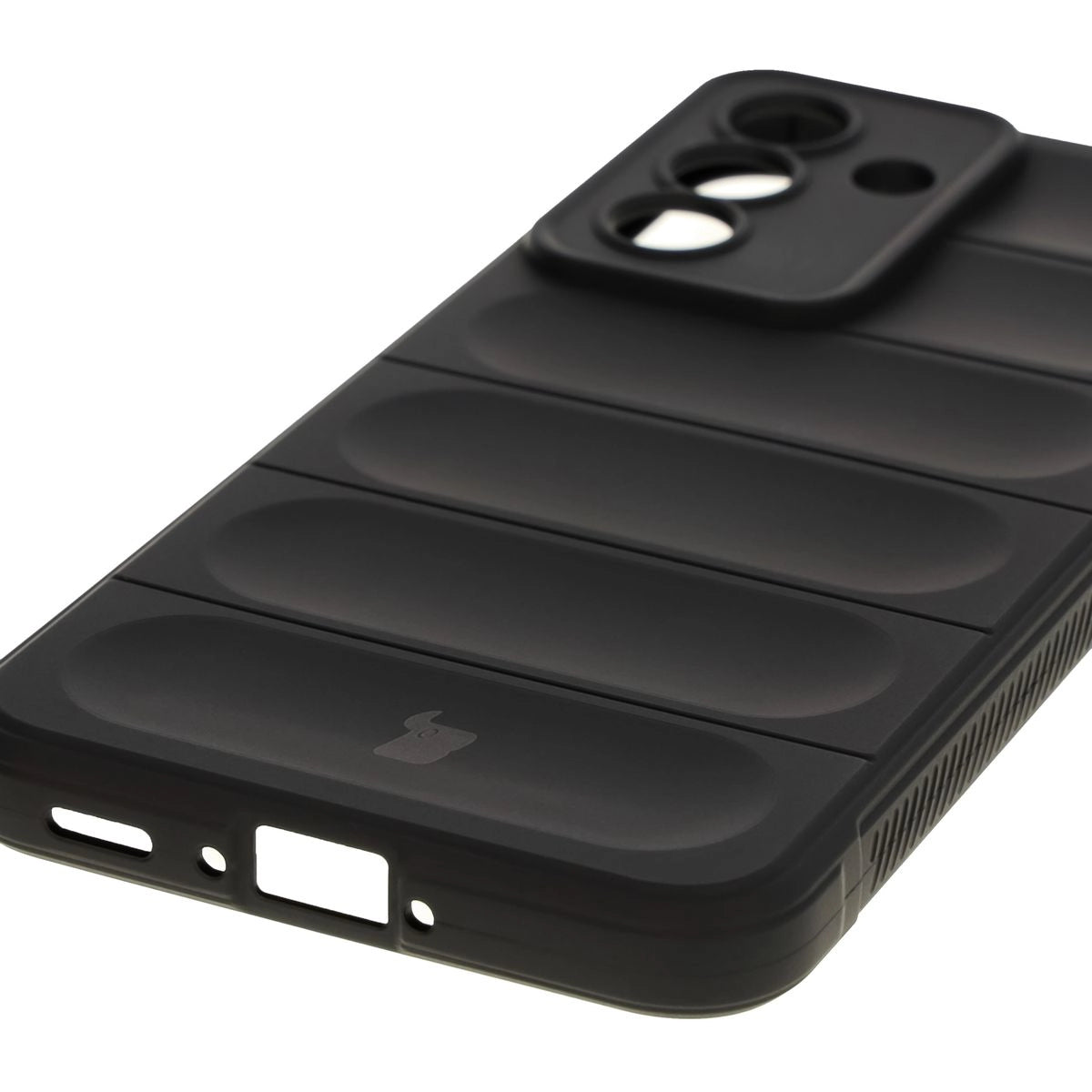 Robuste Handyhülle + gehärtetem Glas für Galaxy A36 5G / A56 5G, Bizon Tur Pack, Schwarz