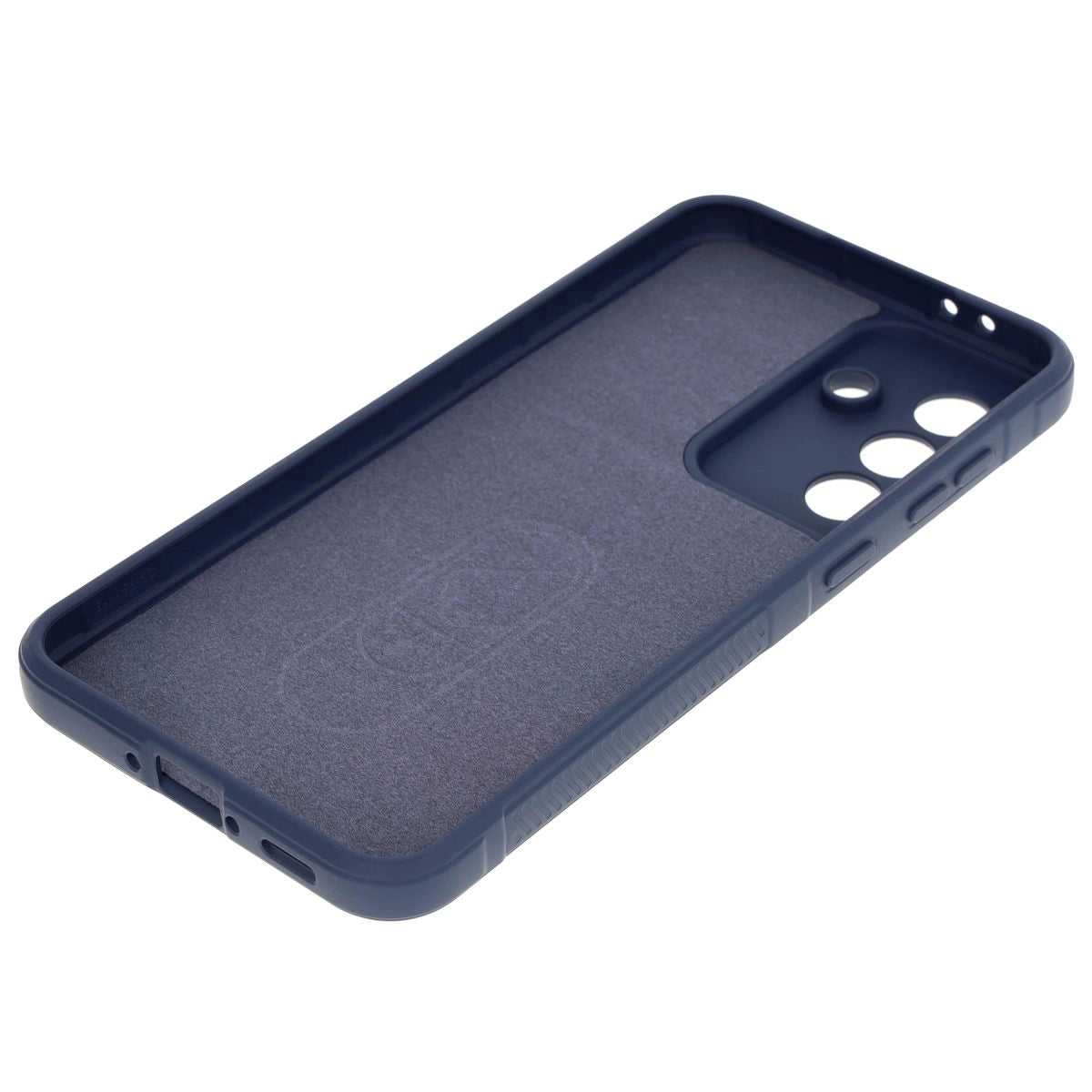 Robuste Handyhülle + gehärtetem Glas für Galaxy A36 5G / A56 5G, Bizon Tur Pack, Dunkelblau