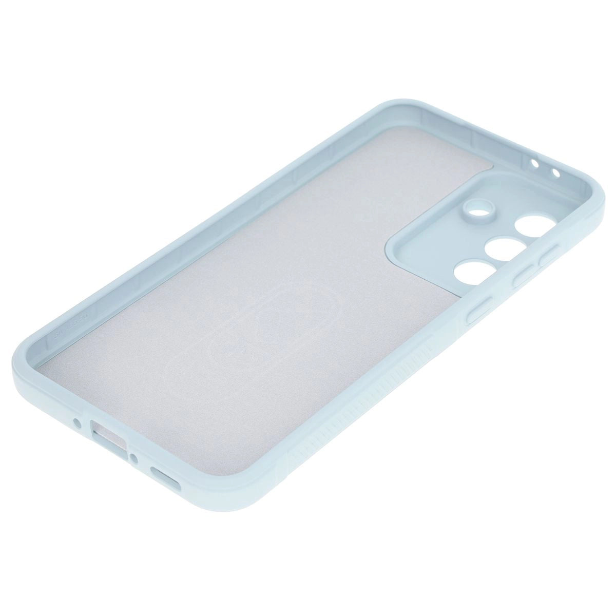 Robuste Handyhülle + gehärtetem Glas für Galaxy A36 5G / A56 5G, Bizon Tur Pack, Hellblau