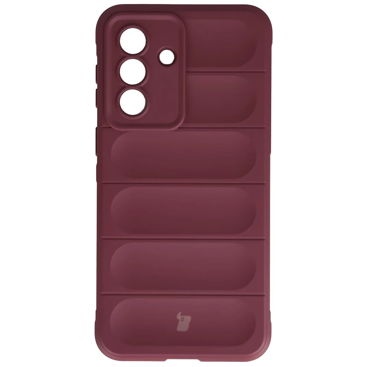 Robuste Handyhülle + gehärtetem Glas für Galaxy A37 5G, Bizon Tur Pack, Burgunderrot (2/10)