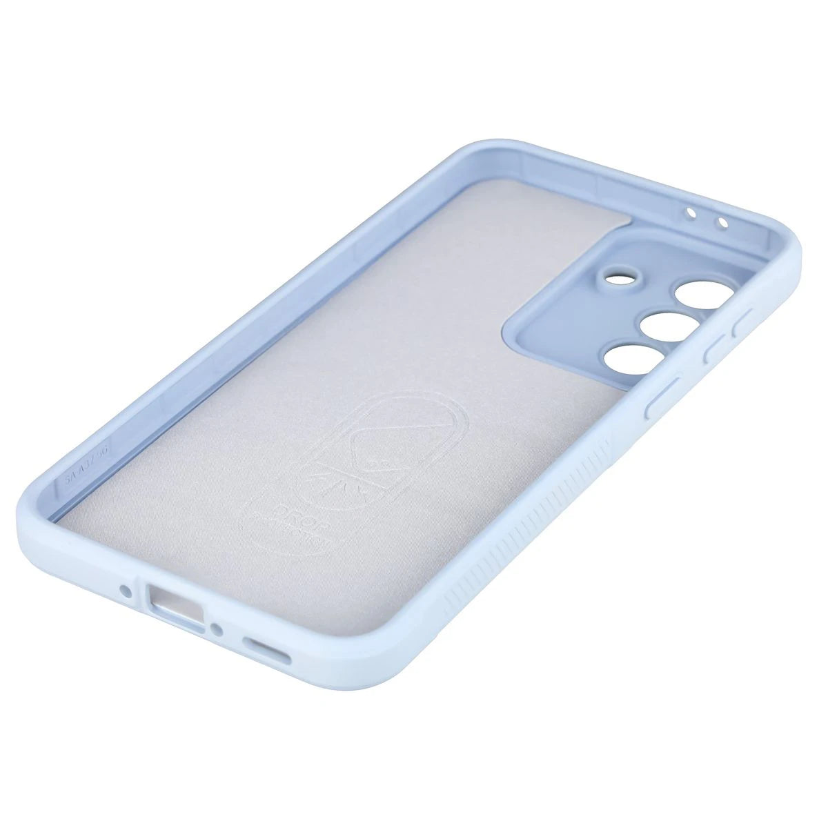 Robuste Handyhülle + gehärtetem Glas für Galaxy A37 5G, Bizon Tur Pack, Hellblau (4/10)