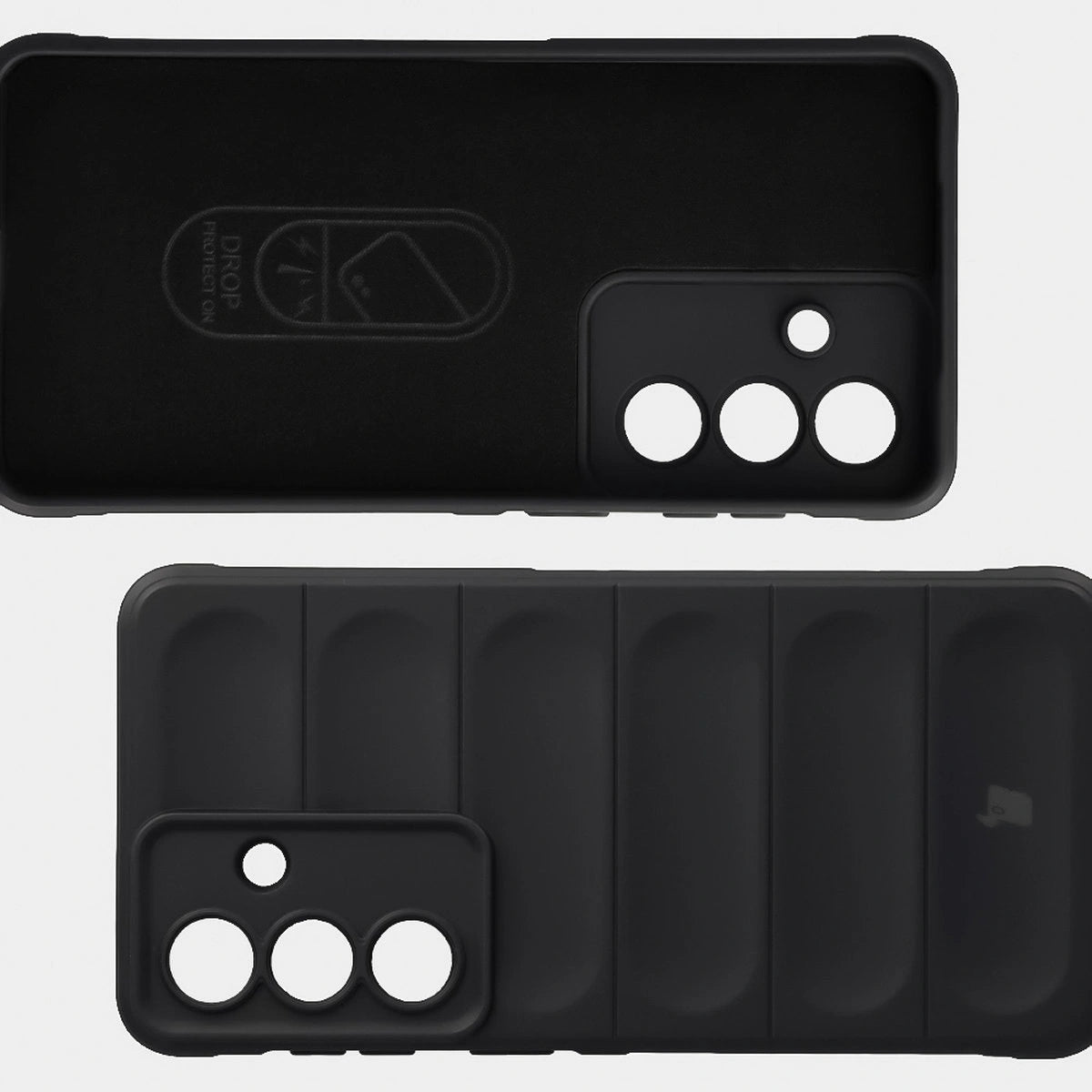 Robuste Handyhülle + gehärtetem Glas für Galaxy S26 Plus, Bizon Tur Pack, Schwarz