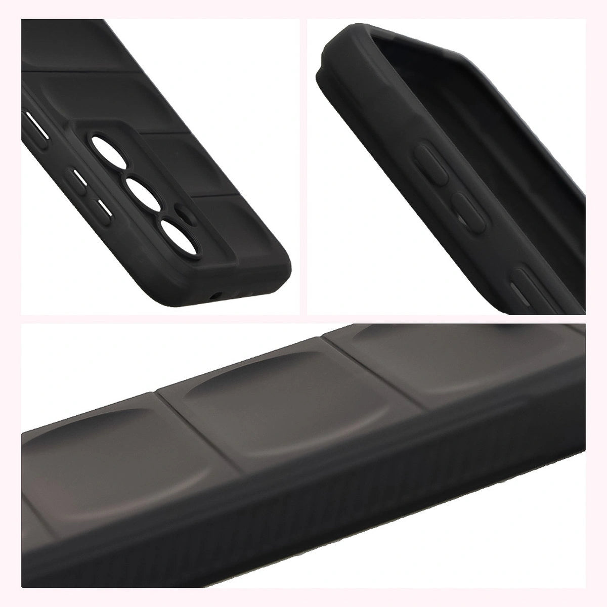 Robuste Handyhülle + gehärtetem Glas für Galaxy S26 Plus, Bizon Tur Pack, Schwarz