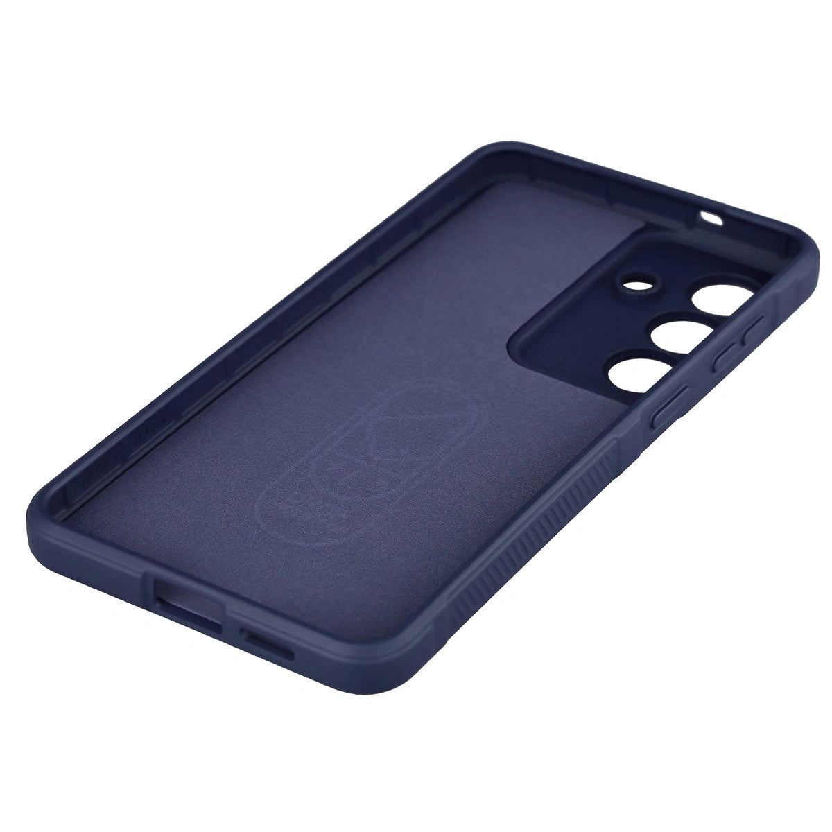 Robuste Handyhülle + gehärtetem Glas für Galaxy S26 Plus, Bizon Tur Pack, Dunkelblau