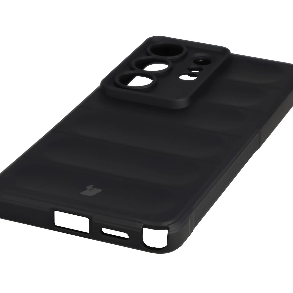Robuste Handyhülle + gehärtetem Glas für Galaxy S26 Ultra, Bizon Tur Pack, Schwarz