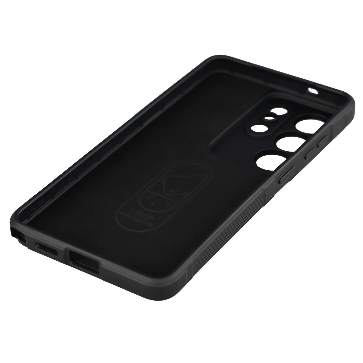 Robuste Handyhülle + gehärtetem Glas für Galaxy S26 Ultra, Bizon Tur Pack, Schwarz