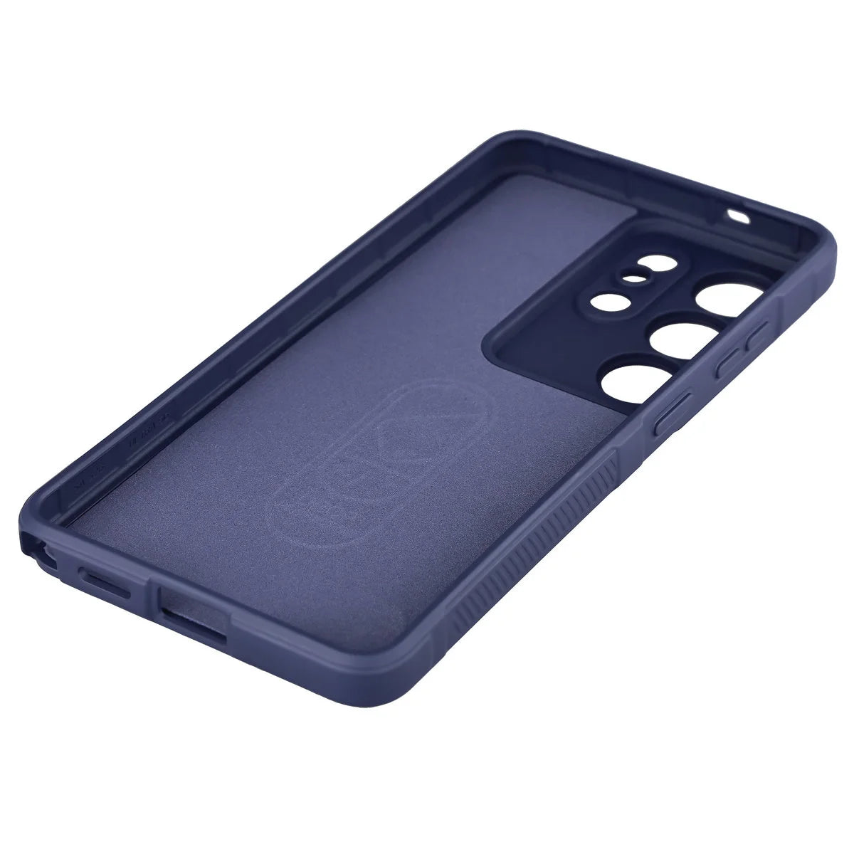 Robuste Handyhülle + gehärtetem Glas für Galaxy S26 Ultra, Bizon Tur Pack, Dunkelblau