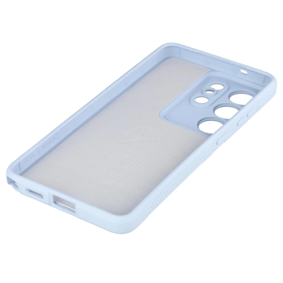 Robuste Handyhülle + gehärtetem Glas für Galaxy S26 Ultra, Bizon Tur Pack, Hellblau