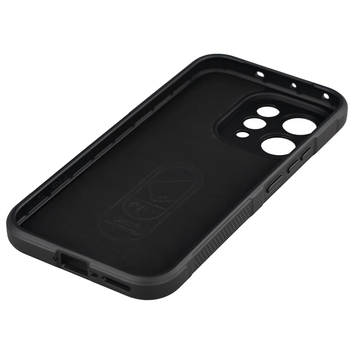 Robuste Handyhülle + gehärtetem Glas für Vivo V70 5G, Bizon Tur Pack, Schwarz