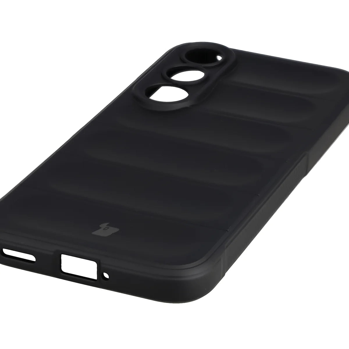 Robuste Handyhülle + gehärtetem Glas für Vivo V70 FE 5G, Bizon Tur Pack, Schwarz