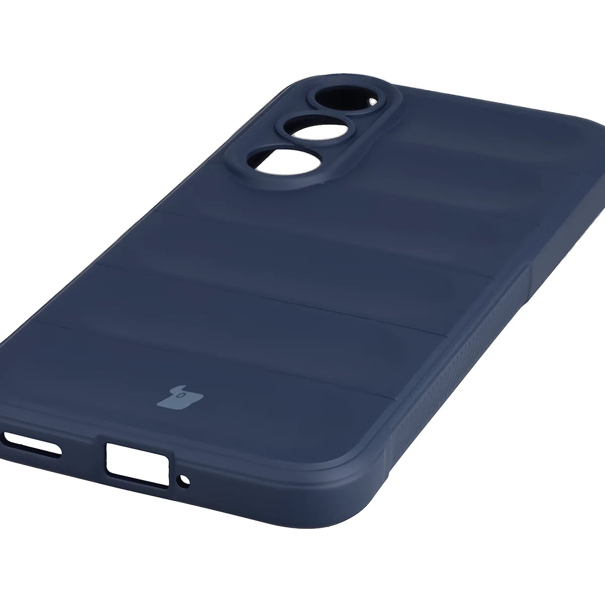 Robuste Handyhülle + gehärtetem Glas für Vivo V70 FE 5G, Bizon Tur Pack, Dunkelblau