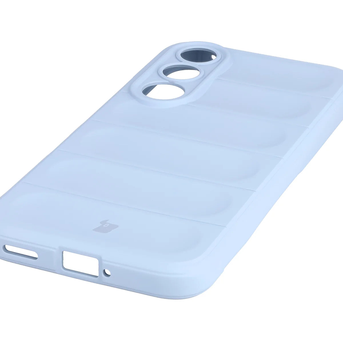 Robuste Handyhülle + gehärtetem Glas für Vivo V70 FE 5G, Bizon Tur Pack, Hellblau