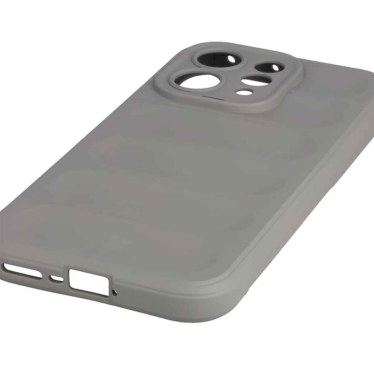 Robuste Handyhülle + gehärtetem Glas für Vivo V70 5G, Bizon Tur Pack, Hellgrau