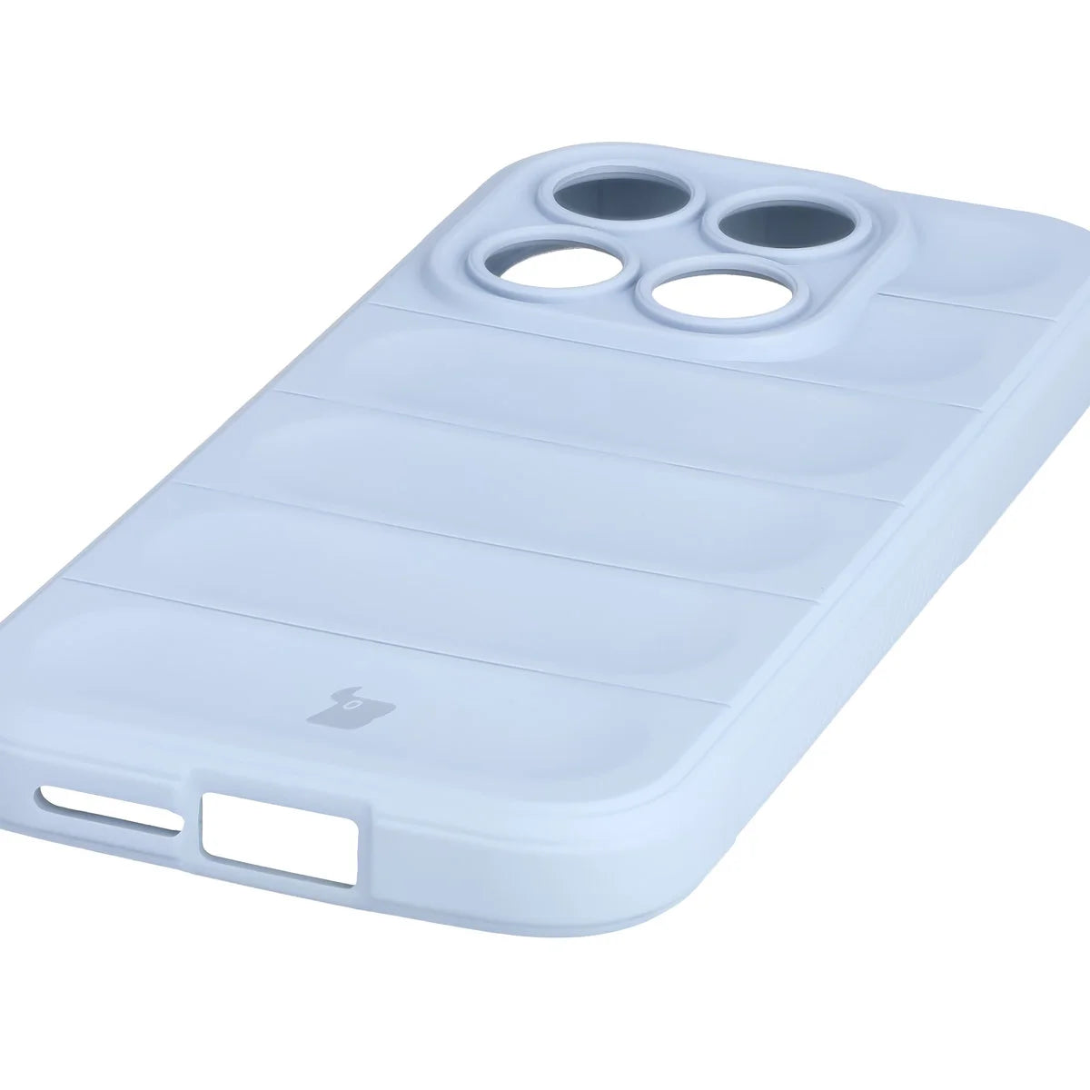 Robuste Handyhülle + gehärtetem Glas für Xiaomi 17, Bizon Tur Pack, Hellblau