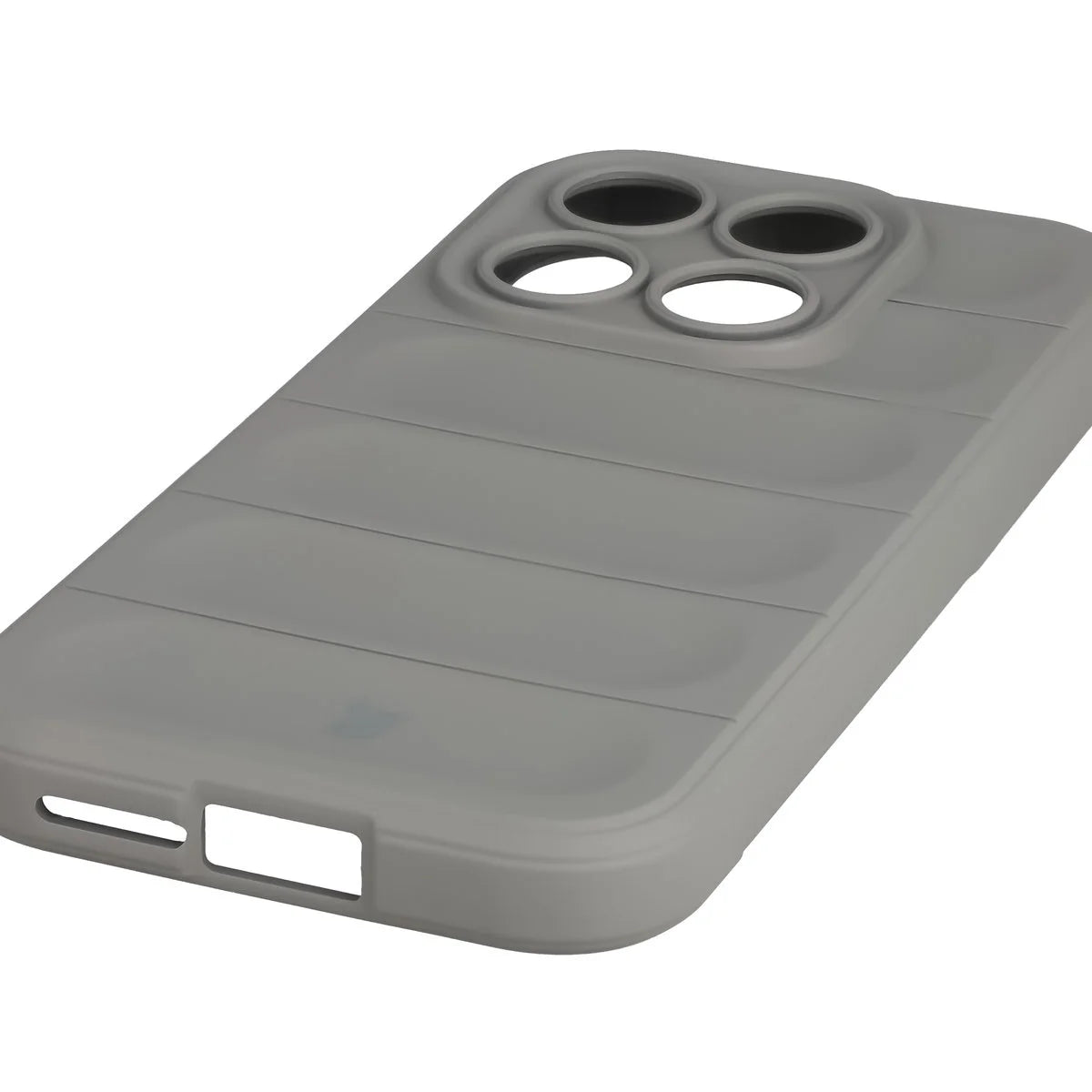 Robuste Handyhülle + gehärtetem Glas für Xiaomi 17, Bizon Tur Pack, Hellgrau