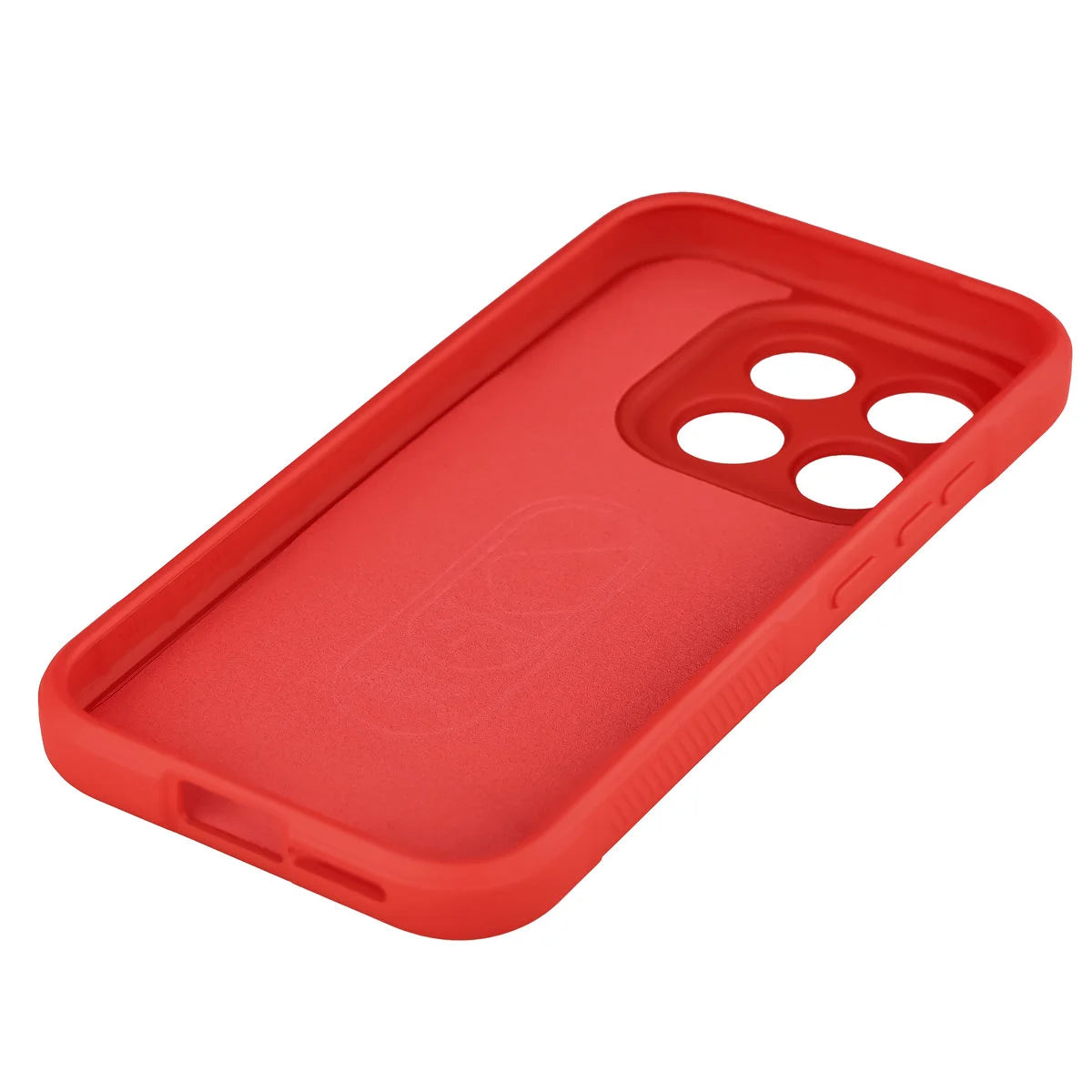 Robuste Handyhülle + gehärtetem Glas für Xiaomi 17, Bizon Tur Pack, Rot