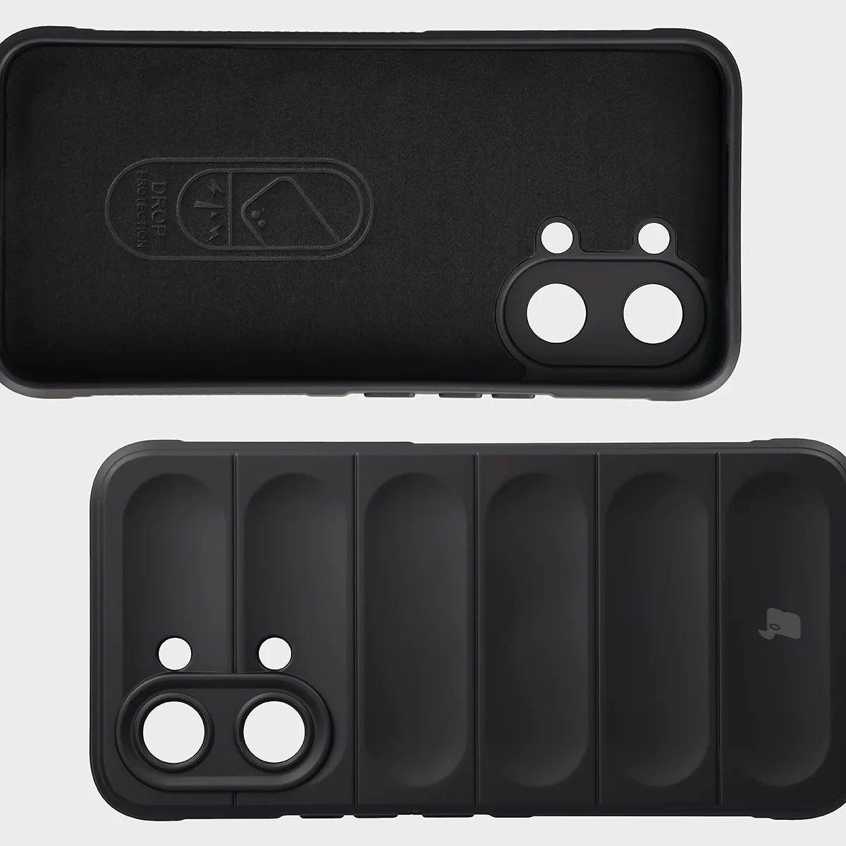Robuste Handyhülle + gehärtetem Glas für Xiaomi POCO X8 Pro Max, Bizon Tur Pack, Schwarz