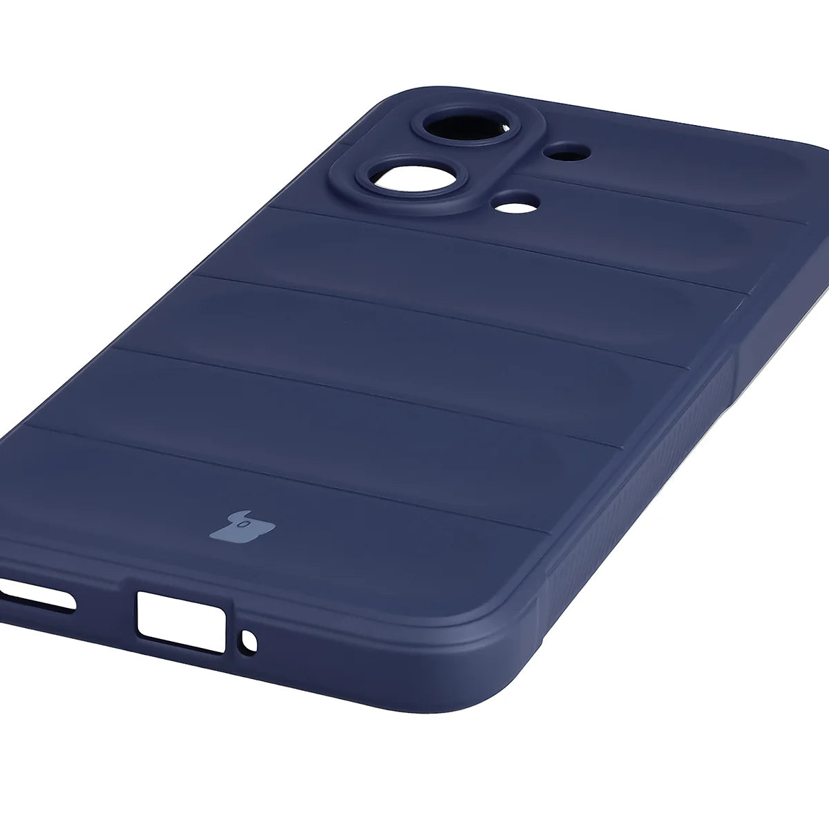 Robuste Handyhülle + gehärtetem Glas für Xiaomi POCO X8 Pro Max, Bizon Tur Pack, Dunkelblau