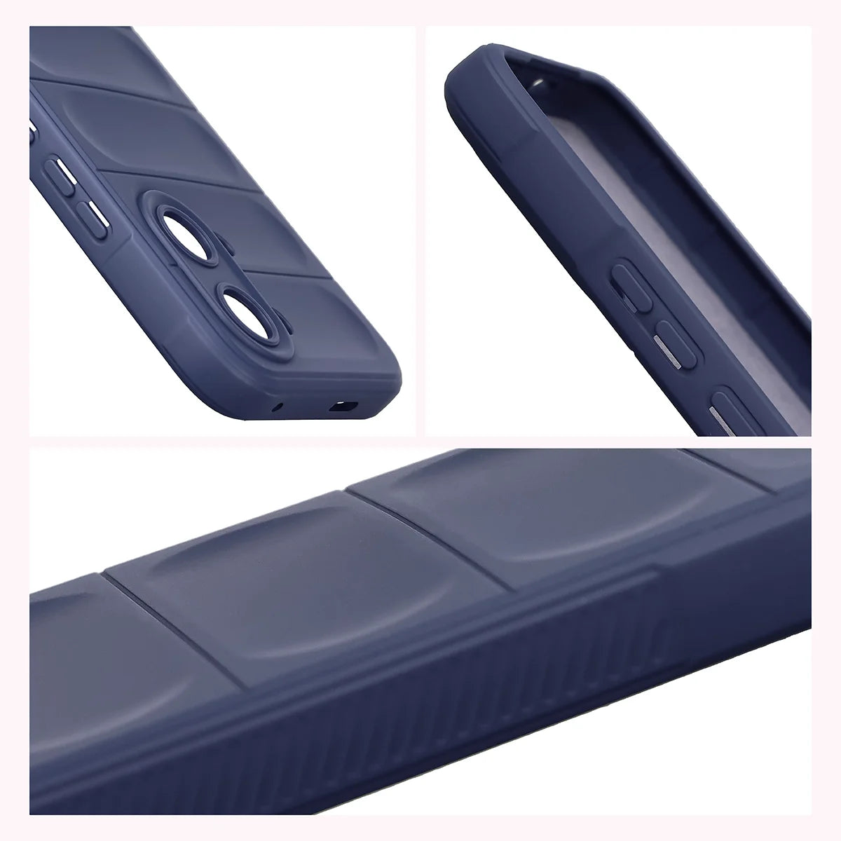 Robuste Handyhülle + gehärtetem Glas für Xiaomi POCO X8 Pro Max, Bizon Tur Pack, Dunkelblau