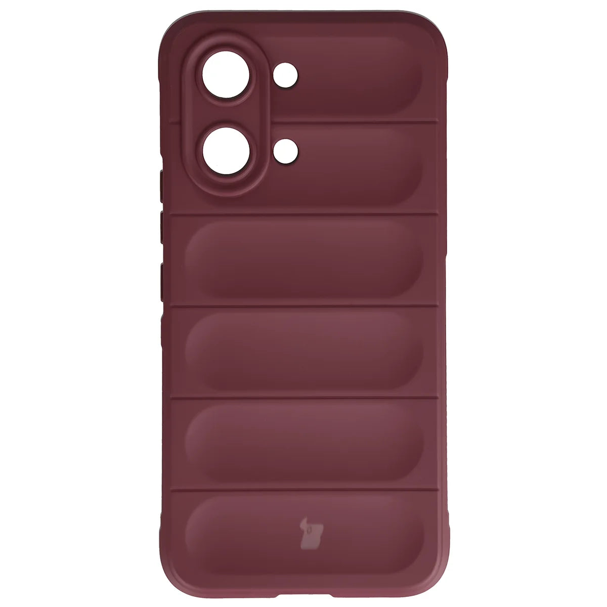 Robuste Handyhülle + gehärtetem Glas für Xiaomi POCO X8 Pro Max, Bizon Tur Pack, Burgunderrot